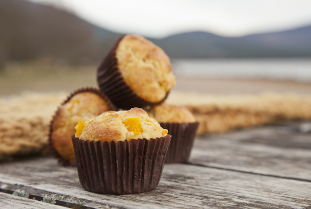 Peach and Almond Muffins