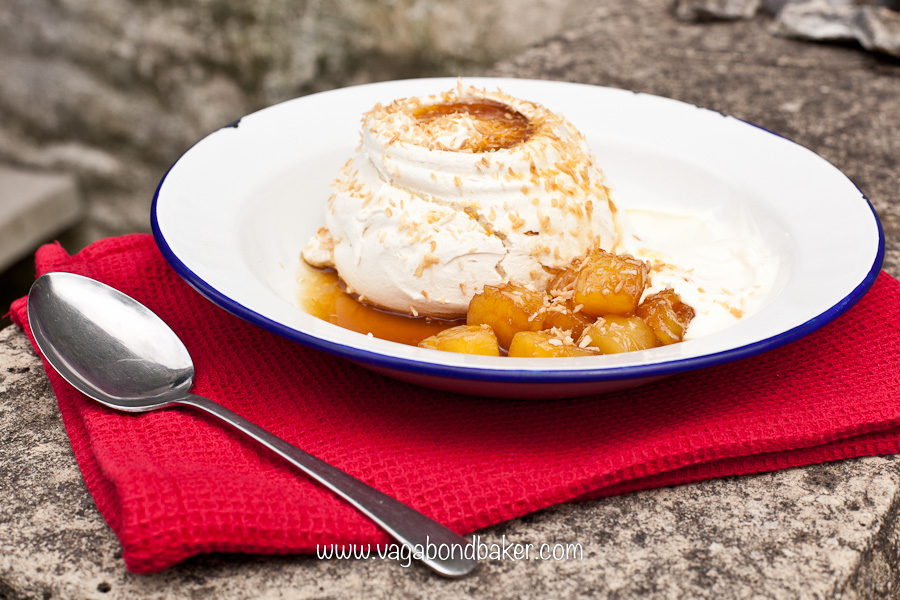 Coconut Crusted Meringues | Vagabond Baking