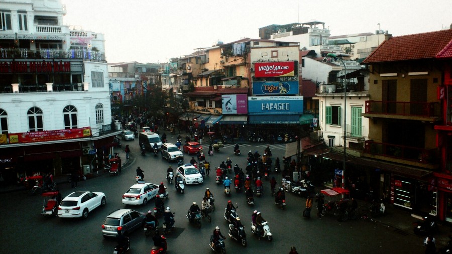 Hanoi's crazy traffic