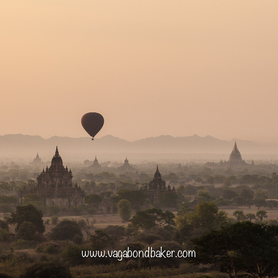 Bagan sunrise, Burma