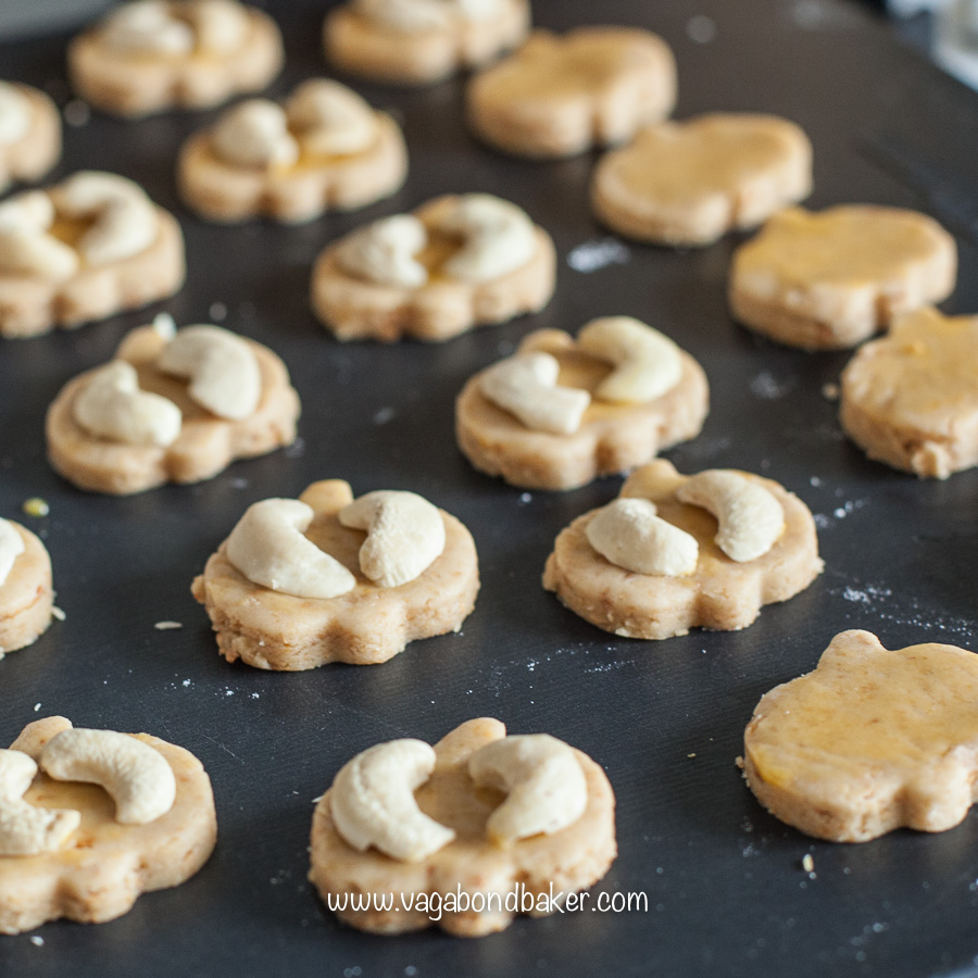 Halloween Cashew Cookies