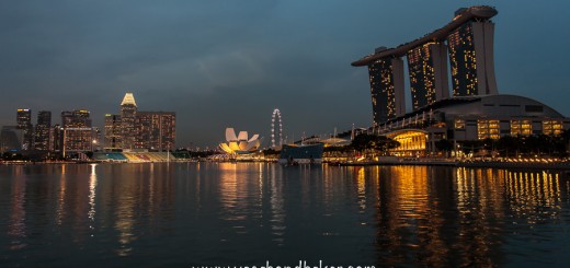 Light show, free things to do in Singapore