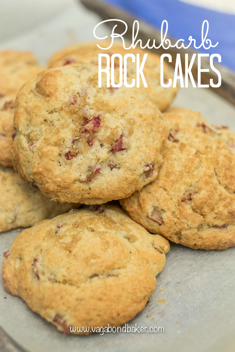 Rhubarb-Rock-Cakes