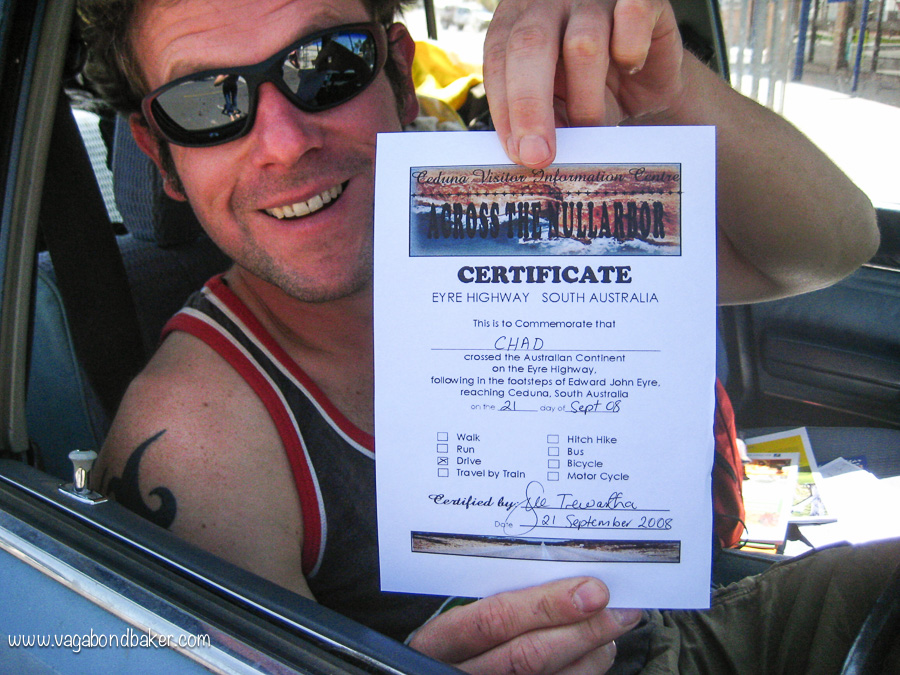 crossing the nullarbor